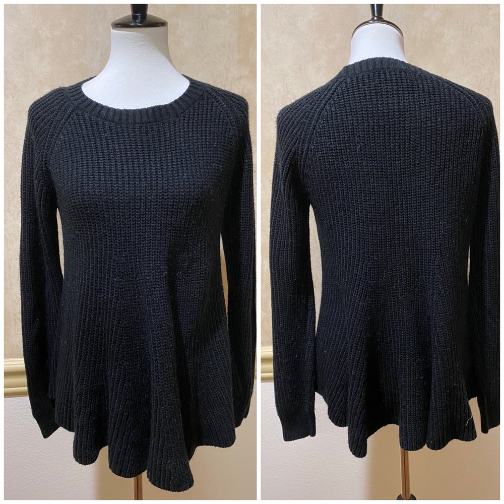 Black Basic Sweater - image 3